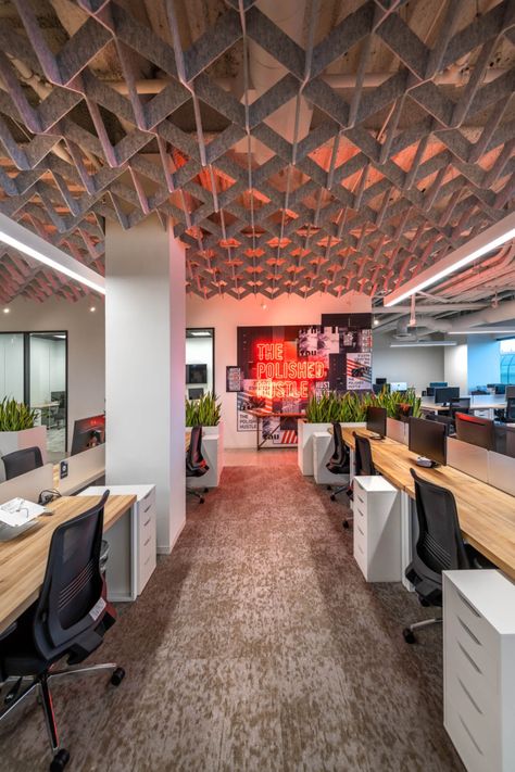 Marketing Agency Office, Advertising Agency Office, Advertising Office, Google Office, Agency Office, Finance Accounting, Marketing Office, Acoustic Ceiling, Open Ceiling