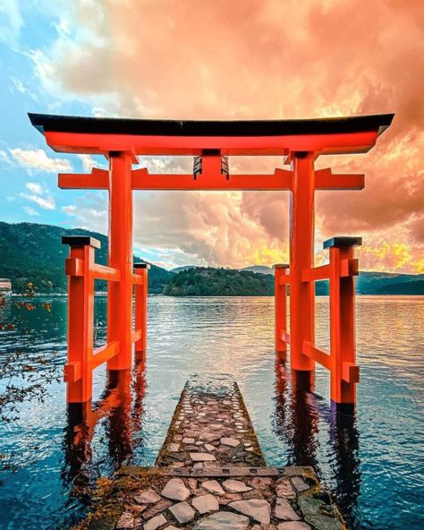 Immerse yourself in the serene beauty of Hakone Shrine, a spiritual haven in Hakone. Explore the intricately designed torii gates, stroll through the tranquil forest, and experience a sense of tranquility and reverence in this sacred place. Credit: IG @frameoftravel