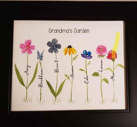 Homemade Gift For Grandma, Grandma Diy, Birthday Presents For Grandma, Diy Gifts For Grandma, Christmas Presents For Moms, Xmas Drawing, Grandma Cards, Presents For Grandma, Grandma Birthday Card