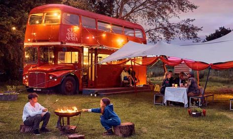 10 best British campsites with a summer festival vibe | Camping holidays | The Guardian Caravan Uk, Norfolk Coast, British Festival, Glamping Site, Uk Campsites, Outdoor Theater, Family Glamping, Yurt Camping, Camping Holidays