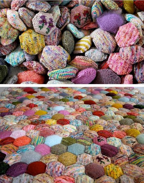 17 awesome knitting projects to finally use all that scrap yarn Patchwork, Amigurumi Patterns, Leftover Yarn Project, Tiny Owl Knits, Small Knitting Projects, Scrap Yarn Crochet, Scrap Yarn, Yarn Storage, Linen Stitch