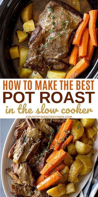 Easy Slow Cooker Pot Roast, Crockpot Pot Roast, Slow Cooker Pot Roast Recipes, Crockpot Roast Recipes, Slow Cooker Pot Roast, Chuck Roast Recipes, Pot Roast Crock Pot Recipes, Best Pot Roast, Pot Roast Recipe