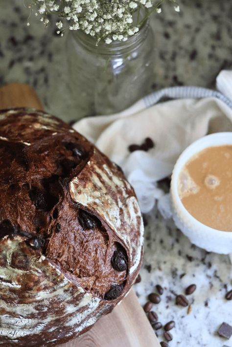 Coffee Bread Recipe, Chocolate Sourdough Bread Recipe, Homemade Sourdough Bread Recipes, Chocolate Bread Recipe, Coffee Bread, Sourdough Starter Discard Recipe, Homemade Sourdough Bread, Sourdough Starter Recipe, Chocolate Bread