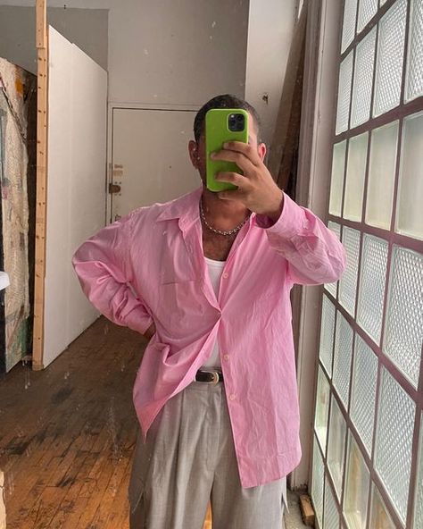 sam youkilis on Instagram: "nyc for a week" Sage Green And Pink Outfit, Green And Pink Outfit, Sage Green And Pink, Green And Pink, Pink Outfit, Business Fashion, Shirt Outfit, Sage Green, Shirt Blouses