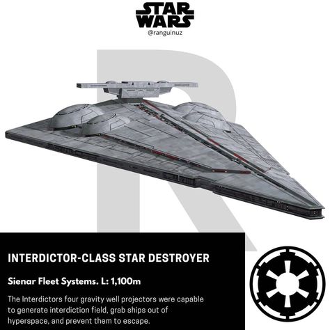 Interdictor Star Destroyer, Pvc U Like, Star Destroyer, Galactic Empire, Star Wars Fandom, Star Wars Rebels, Spaceship, Star Trek, Pokemon