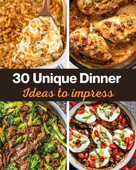 30 Unique Dinner Ideas to impress in 2022 - Top Recipes Essen, Dinner Ideas To Impress, Unique Dinner Ideas, Top Dinner Recipes, Impressive Dinner, Unique Dinner, Easy Dinner Party, Unique Dinner Recipes, Dinner Recipies