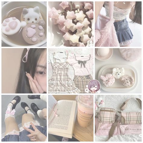 ena shinonome pjsk project sekai pink brown aesthetic moodboard Ena Shinonome Aesthetic, Brown Aesthetic Moodboard, Pink Mood Board Aesthetic, Pink Brown Aesthetic, Pink And Brown Aesthetic, Moodboard Pink, Soft Pink Theme, Collage Board, Baby Pink Aesthetic