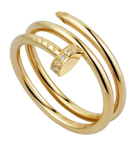 Cartier Juste Un Clou Ring, Juste Un Clou Ring, Cartier Juste Un Clou, Cartier Gold, Cartier Earrings, Cartier Necklace, Jane Birkin, Cartier Ring, Love Bracelets