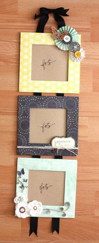 14 Photo Frame Ideas - A Little Craft In Your Day Cadre Photo Diy, Paper Picture Frames, Photo Frame Crafts, Picture Frame Crafts, Diy Photo Frames, Diy Picture Frames, Kraf Diy, Diy Picture, Frame Crafts