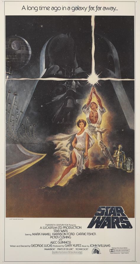 Old Movie Posters, Star Wars 1977, Star Wars Poster, A New Hope, Sci Fi Movies, Film Posters, Classic Films, Pics Art, Old Movies