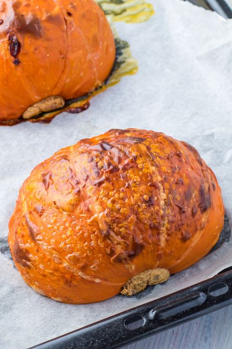 How to Roast Pumpkin + Make Purée (Oven & Air Fryer) How To Roast Pumpkin In The Oven, Roast A Pumpkin In The Oven, Bake Whole Pumpkin Oven, Cook A Pumpkin In Oven, Bake A Pumpkin In The Oven, Whole Roasted Pumpkin, Cook Pumpkin In Oven, Roasting A Pumpkin In The Oven, Bake Pumpkin Oven