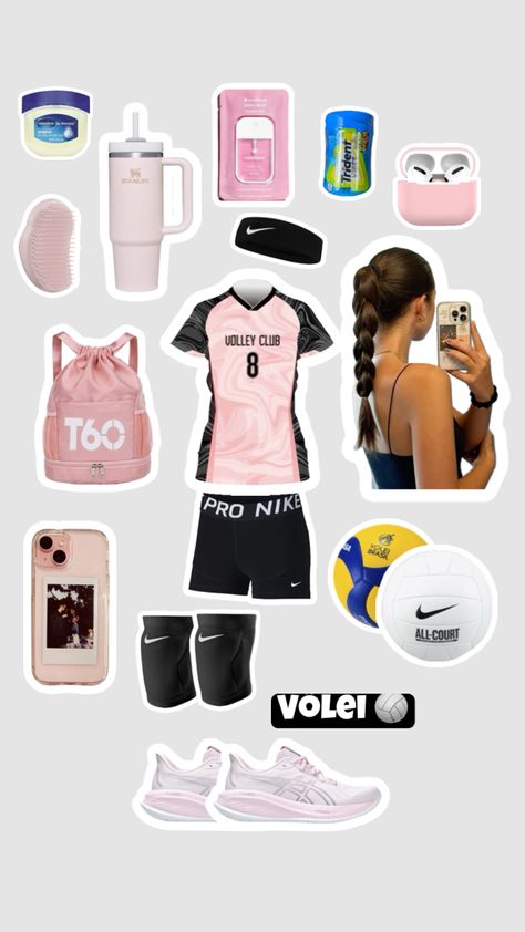 Volei #volleyball #volleyballoutfit #outfit #volei #voleiball #fitinspo #fit Volleyball Girls Outfits, Cute Volleyball Outfits, Volleyball Accessories, Vollyball Outfits, Estilo Blair Waldorf, Volleyball Wallpaper, Volleyball Uniforms, Volleyball Inspiration, Volleyball Tips