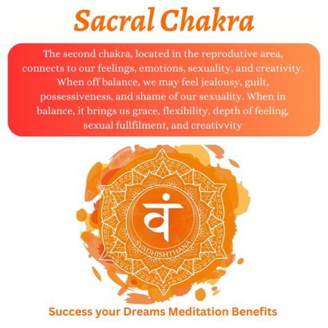 sacral chakra healing,sacral chakra symbol,sacral chakra mantra,sacral chakra meditation,sacral chakra creativity,sacral chakra balancing,sacral chakra affirmation,colour of the sacral chakra Second Chakra, The Sacral Chakra, The Seven Chakras, Lumbar Spine, Element Water, Seven Chakras, Meditation Benefits, Lower Belly, Chakra Meditation