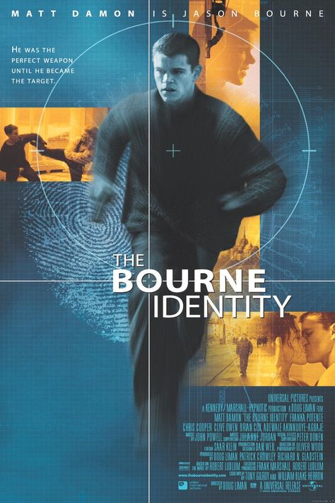 The Bourne Identity Bourne Identity, Theater Posters, The Bourne Identity, Jason Bourne, Julia Stiles, Movies Worth Watching, I Love Cinema, See Movie, Matt Damon