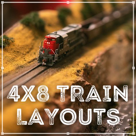 One of the easiest and best ways to get started in model railroading is with a 4x8 train layout in HO scale. Get some track planning ideas here. Model Train Display Ideas, N Scale Train Layout 4x8, Model Train Layouts Oo Gauge, Ho Train Layouts 4x8, O Scale Train Layout, 4x8 Ho Train Layout Ideas, Ho Trains For Sale, O Gauge Model Trains Layout, N Scale Model Train Layouts