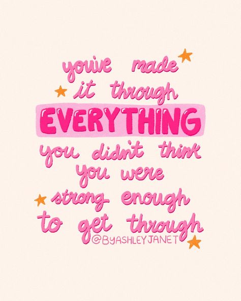 ⚠️REMINDER⚠️ You’ve made it through EVERYTHING you didn’t think you were strong enough to get through. Keep going bestie, you’re stronger than you think! 🥹🫶🏻 I know it’s difficult but you need to start believing in yourself and persevere through all the challenges that life brings your way. You can do it! You’ll be proud of yourself once you get to the other side 🦋 Only Thinking About Yourself Quotes, You Quotes Inspirational, I Know You Can Do It, You Can Get Through This, Quotes Being Yourself, Quotes And Affirmations, Cute Motivational Posters, Happy Inspirational Quotes, But Quotes