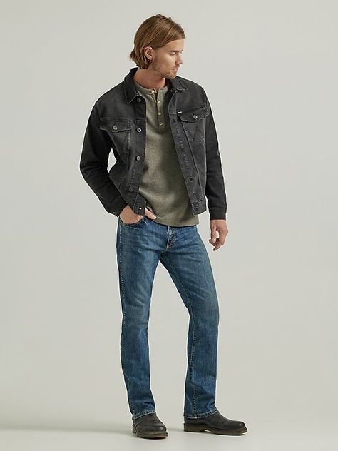 Rugged Casual Mens Style, Bootcut Outfit Men, Work Wear Men Workwear Style, Mens Apparel Casual, Men’s Western Outfits, Cowboy Boot Outfits Men, Rugged Style Men Outfit, Bootcut Jeans Outfit Men, Mens Rugged Style#ManFashion2024 #MensTrends2024 #FashionForMen #TrendyMen2024 #MensWear2024 #StylishMen2048 Fitted Jeans Outfit Men, Mens Jeans Bootcut, Mens Outfits Rugged, Mens Wrangler Jeans Outfit, Men’s Heritage Style, Men’s Blue Jeans, Men Casual Outfit Jeans, Mens Fall Fashion Streetwear, Male Jeans Outfit