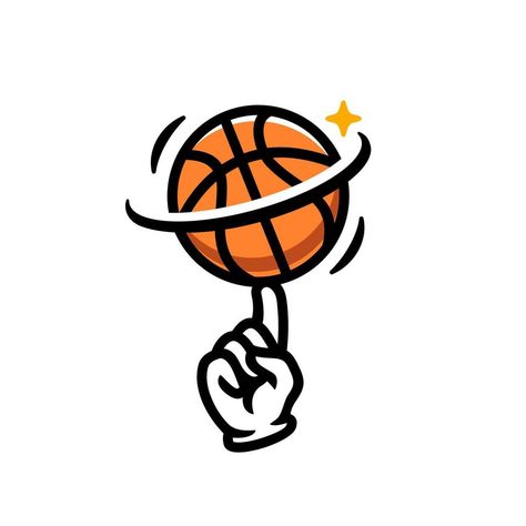 Basketball Doodle, Basketball Vector, Senior Posters, Basketball Clipart, Basketball Drawings, Basketball Wall Art, Basketball Icon, Sports Drawings, Basketball Baby