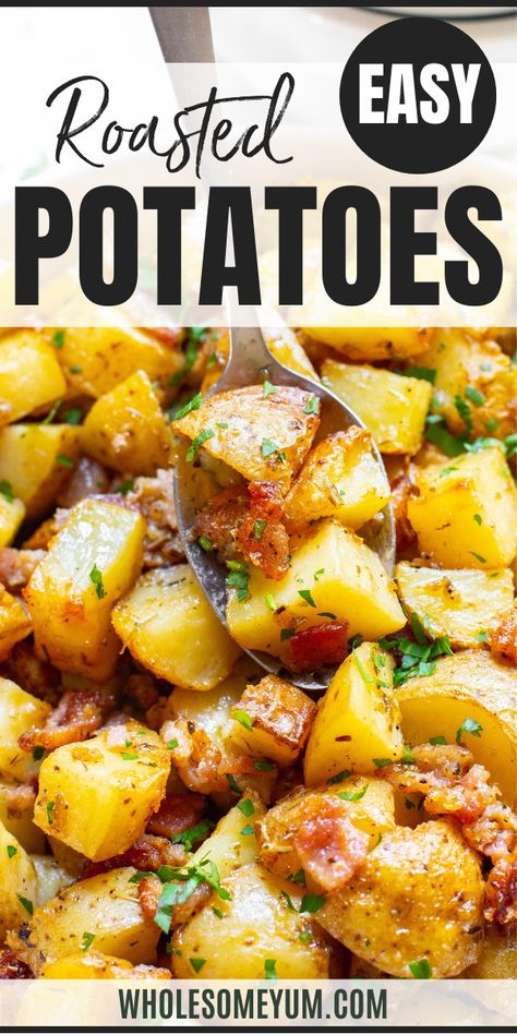 Oven Roasted Potatoes Diced Potatoes In Oven, Roast Potatoes In The Oven, Cook Potatoes In Oven, How To Roast Potatoes, Roasted Yellow Potatoes, Boil Sweet Corn, Potatoes In The Oven, Easy Roasted Potatoes, Southern Thanksgiving