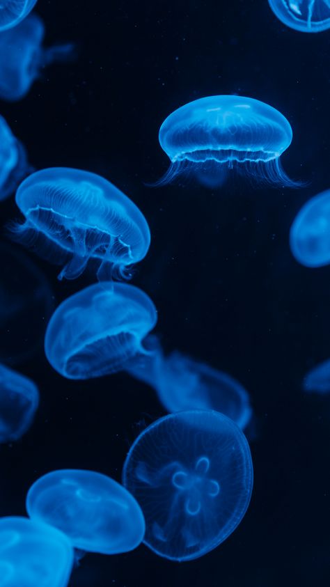 Blue Iphone Wallpaper, Good Wallpapers, Royal Blue Wallpaper, Photo Bleu, Blue Aesthetic Dark, Dark Blue Wallpaper, Blue Jellyfish, Taken Pictures, Blue Aura