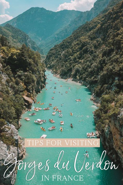 Tips for Visiting Gorges du Verdon in France • The Blonde Abroad Blonde Abroad, Dreamy Places, France Trip, France Travel Guide, Paris Trip, Summer 19, Visit France, French Beauty, Europe Travel Guide