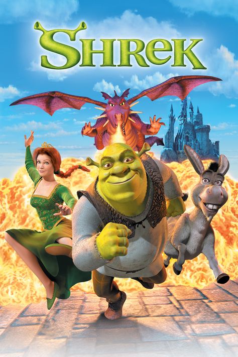 Shrek 1 (2001) Shrek 2001, Animation Dreamworks, Best Kid Movies, Avengers Film, Vincent Cassel, Movies Worth Watching, Film Anime, Film Disney, See Movie