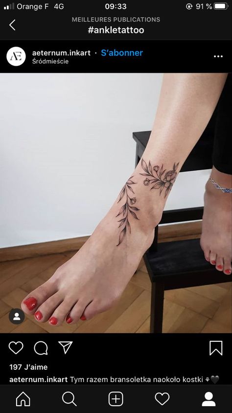 Pin by Laura Staehlé on Tatouages chevilles | Wrap around ankle tattoos, Anklet tattoos for women, Wrap around tattoo Women Ankle Tattoos, Anklet Tattoos Wrap Around, Tattoos For Women Ankle, Wrap Around Ankle Tattoos, Anklet Tattoos For Women, Ankle Foot Tattoo, Ankle Band Tattoo, Classy Tattoos For Women, Cute Ankle Tattoos