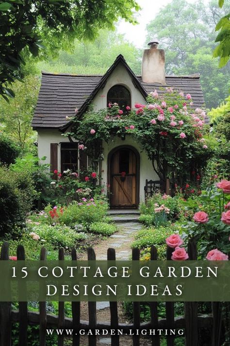 Capture the essence of timeless beauty with cottage garden ideas that blend color and texture. Cottage Garden Arbor, English Cottages And Gardens, English Garden Ideas Landscaping, English Cottage Front Porch, Garden Cottage Aesthetic, Cottage Front Yard Landscaping, Cottage Patio Garden Ideas, Cottage Style Landscaping, English Cottage Garden Ideas