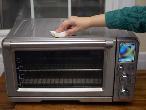 The Best Way to Clean a Toaster Oven, According to an Expert from Breville How To Clean Toaster Oven, Cleaning Toaster Oven, How To Clean Air Fryer Toaster Oven, Kitchenaid Toaster Oven, How To Clean Toaster, Deep Clean Toaster Oven, Cuisinart Airfryer Toaster Oven Recipes, Breville Smart Oven Air Cleaning, Breville Toaster Oven