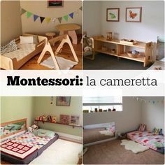 Montessori Infant Room, Small Space Nursery, Montessori Bedroom, Montessori Diy, Montessori Room, Big Girl Bedrooms, Montessori Baby, Maria Montessori, Toy Rooms