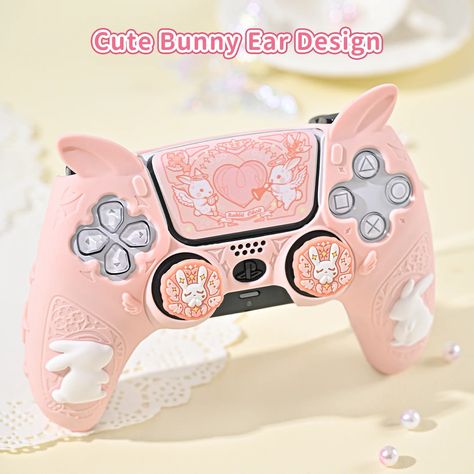 #NewArrivals Gothic Bunny PS5 Skin!!🐰💕 Check here, https://bit.ly/4efX5NE or search Gothic Bunny on geekshare.com ———— 🥰 Add #geekshare and tag us to get featured! ———— . . . . . Global Shop: https://geekshare.com #geekshare #geekshareproduct #PS5 #ps5controller #ps5console #controller #controllersettings #controllerskin #controllerplayer #kawaii #kawaiiaesthetic #gamer #gamerguy #pinkgamergirl #cozygamer #gamingsetup #gaminglife #girlgamers Ps5 Aesthetic, Gothic Bunny, Ps5 Skin, Game Station, Slip Pattern, Bunny Aesthetic, Playstation Controller, Bunny Design, Pink Skull