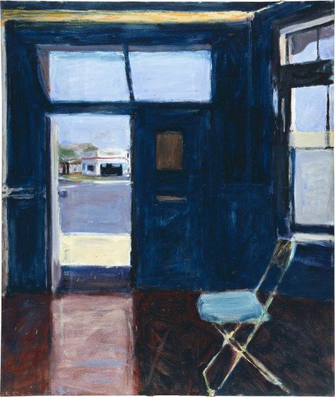 Bay Area Figurative Movement, Richard Diebenkorn, Robert Motherwell, Interior Paintings, Jasper Johns, Open Door, Jackson Pollock, E Card, Rembrandt