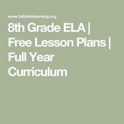 8th Grade ELA | Free Lesson Plans | Full Year Curriculum 9th Grade English, 8th Grade English, Rhetorical Analysis Essay, Mice And Men, Rhetorical Analysis, English Curriculum, American Boys, Feeling Invisible, All American Boy