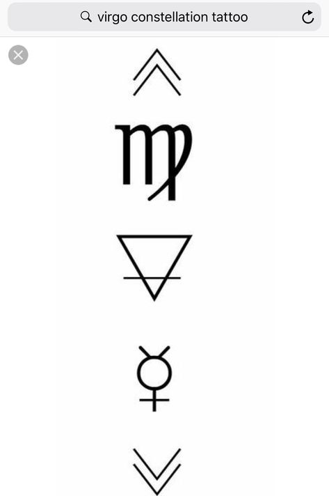 Virgo Tatoos Ideas, Virgo Element Tattoo, Simple Virgo Tattoo, Gear Tattoo, Virgo Tattoo Designs, Virgo Constellation Tattoo, Sagittarius Tattoo, Horoscope Tattoos, Virgo Constellation