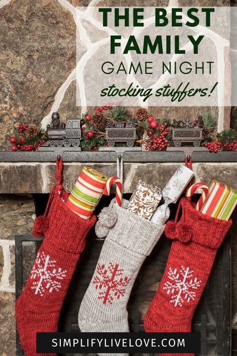 Looking for Stocking Stuffers ideas? These 12 games are affordable, educational, and fun! Plus, they fit great in stockings. Any of these ideas are great family game night stocking stuffers. #familygamenight #stockingstuffers #christmas #stockingstufferideas Ideas For Family Game Night, Christmas Morning Cinnamon Rolls, Morning Cinnamon Rolls, Sticking Stuffers, Inexpensive Stocking Stuffers, Stocking Stuffers For Mom, Stocking Stuffers For Adults, Christmas Gifts For Adults, Diy Stocking Stuffers