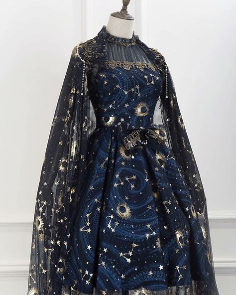 Outfit Ideas Fancy Dress, Moon Star Dress, Space Prom Outfit, Space Homecoming Theme Outfit, Stary Night Outfit Ideas, Night Inspired Outfits, Celestial Witch Costume Ideas, Starry Dress Aesthetic, Celestial Aesthetic Clothes Dresses