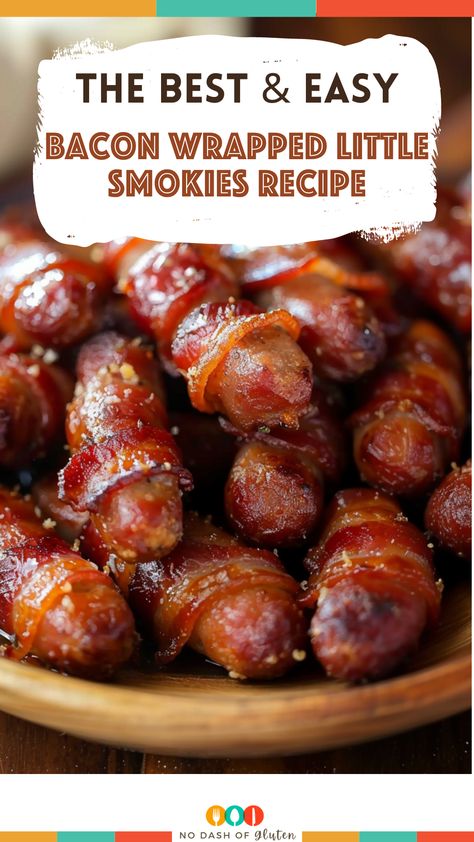 Bacon Wrapped Little Smokies Recipe Easy Bacon Wrapped Smokies, Little Sausages Wrapped In Bacon, Lil Smokies Wrapped In Bacon Brown Sugar, Little Smokies And Bacon, Smokies Bacon Brown Sugar, Cocktail Weiners Bacon Brown Sugar, Bacon Wrapped Wieners Lil Smokies, Little Smokies Wrapped In Bacon Oven, Lil Smokies Bacon And Brown Sugar