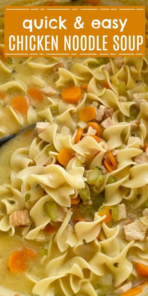 One Pot Chicken Noodle Soup, Chicken Egg Noodle Soup, Chicken Egg Noodles, Easy Chicken Noodle Soup Recipe, Homemade Chicken Noodle Soup Recipe, Easy Chicken Noodle Soup, Chicken And Egg Noodles, Chicken Noodle Soup Recipe Homemade, Egg Noodle Recipes