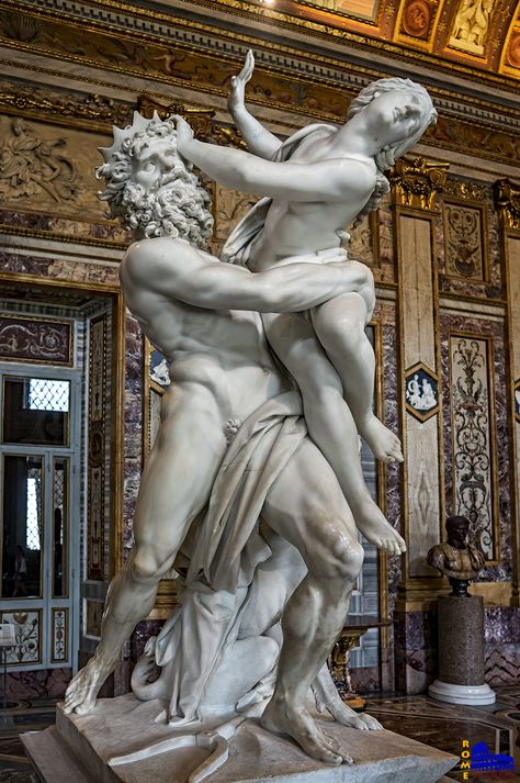 Borghese Gallery, Bernini Sculpture, Galleria Borghese, Architecture Baroque, Gian Lorenzo Bernini, Lorenzo Bernini, Classic Sculpture, Roman Art, Marble Sculpture