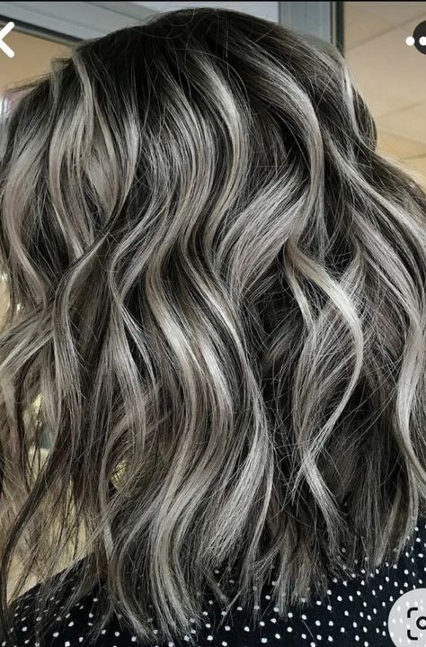 Subtle Face Framing, Blonde Hair Trends, Brown Hair Pictures, Brown Hair With Silver Highlights, Grey Hair Transformation, Ash Hair, Grey Hair Inspiration, Brunette Hair With Highlights, Dark Hair With Highlights