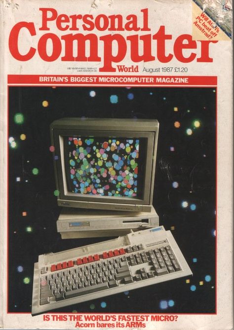 Personal Computer World - August 1987 Magazine - Computing History Booklet Aesthetic, Byte Magazine, 90s Computer Games, 1990 Magazine, Horror Vibes, Italian Horror, Old Computer, Vintage Computer, Retro Tech