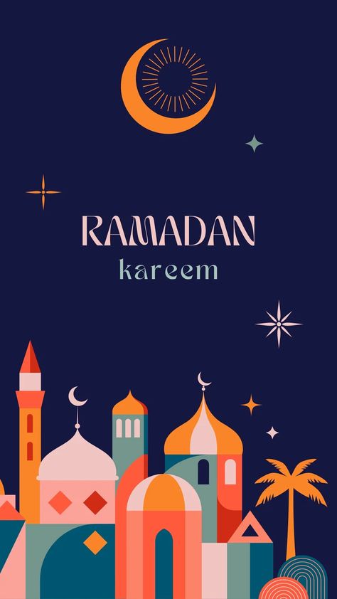 Templates Ramadan Social Media Design, Ramadan Graphic Design, Ramdan Mubarak, Eid Poster, Ramadan Festival, Ramadan Illustration, Poster Ramadhan, Craft Booth Design, Eid Mubarak Photo