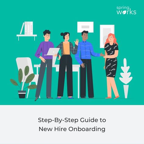 onboarding New Hire Onboarding, Onboarding New Employees, Employee Onboarding, Spring Words, Employee Satisfaction, Process Flow, How To Motivate Employees, Onboarding Process, New Employee