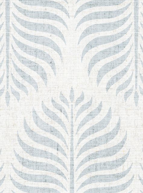 Fern Pattern Peel and Stick Wallpaper Cottage Basement, Pattern Peel And Stick Wallpaper, Coastal Wallpaper, Beach Rental, Fern Pattern, Seaside House, Dining Room Wallpaper, Small Bookcase, Hall Bathroom