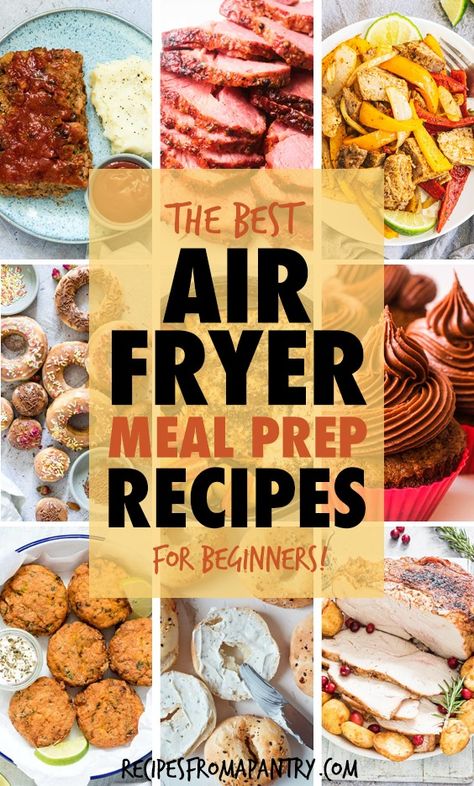 Air Fryer Meal Prep, Easy To Make Meals, Cheap Air Fryer, Air Fryer Snacks, Recipes Airfryer, Flavorful Meals, Cooks Air Fryer, Meal Prep For Beginners, Air Fryer Oven Recipes