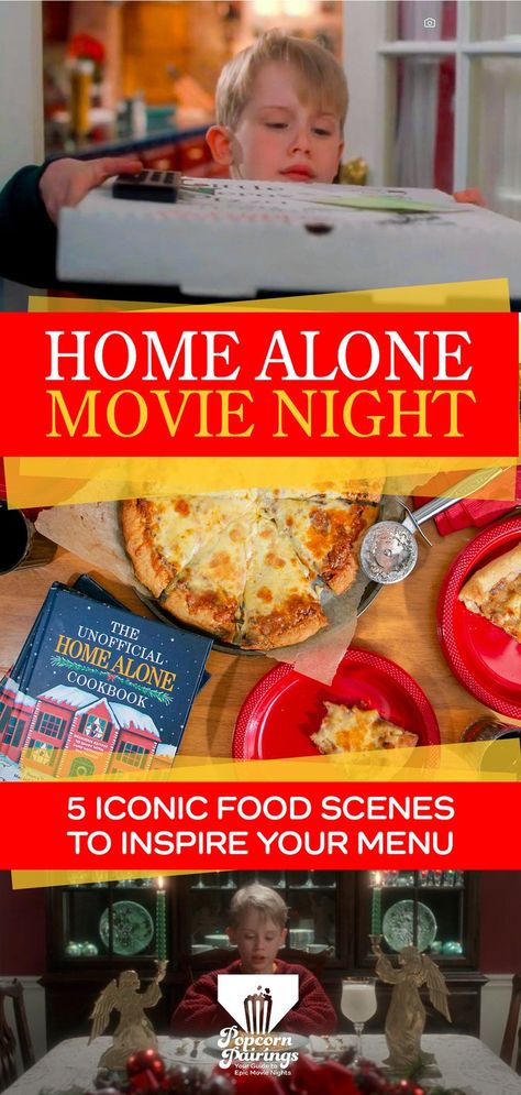 If Home Alone is your go-to Christmas movie, recreate the iconic foods from Home Alone to add an extra layer of nostalgia and fun to your movie night. Get started with these 5 ideas! Home Alone Movie Night, Home Alone Movie, Home Alone Christmas, Christmas Movie Night, Next Home, Christmas Movie, Home Alone, Cheese Pizza, Movie Night