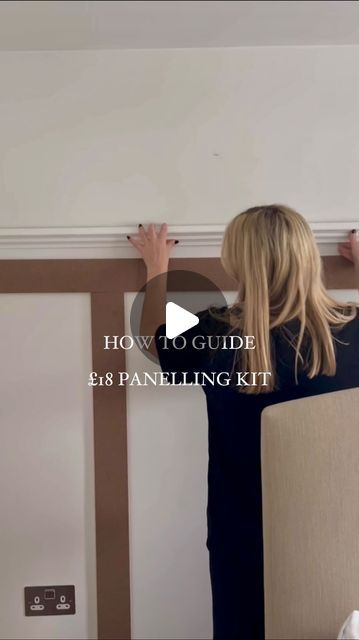 Jade Sweeney on Instagram: "ad STEP BY STEP GUIDE TO PUTTING UP THE £18 PANELLING KIT As requested 🥰 here is a slowed down version of the step by step Process of putting up the £18 panelling kit I got from @bandq_uk . This is part 1 and part 2 will be the wall light hack coming in a couple of days Here are a few extra tips I couldn’t get in the voiceover, inspired by the wall panelling guide from @bandq_uk! To work out even spacing I find drawing it out easiest! Roughly lay up against your wall how many panels you want. And then sketch it. Each panel strip is 10cm. So for me wall width was 310cm. I had 7 panels (10cm each) = 70cm. On my drawing this left me with 6 spaces between each panel. So 310-70= 240cm . 240cm/6 spaces = 40cm even gap between each panel piece. You will Paneling Sheets, Room Panelling, Living Room Panelling, Mdf Wall Panels, Paneled Walls, Country Style Living Room, Sketch It, Wooden Panelling, Painting Wood Paneling