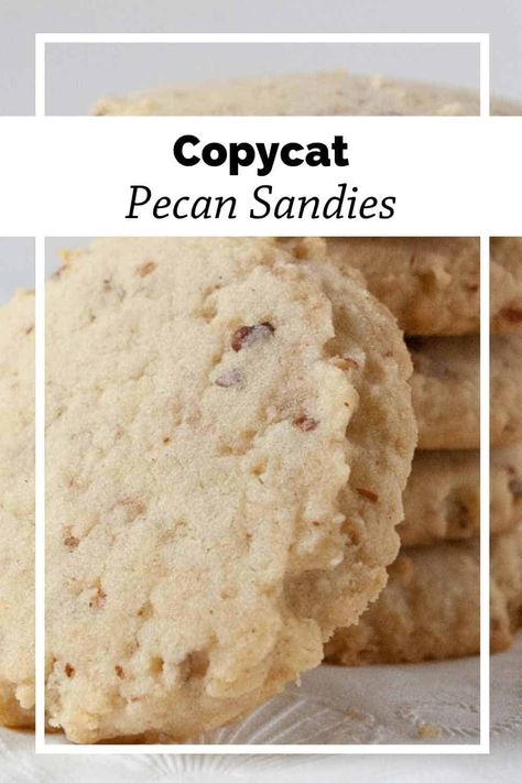 Pecan Sandies Cookies, Sandies Recipe, Sandies Cookies, Soft Oatmeal Cookies, Almond Sugar Cookies, Pecan Sandies, Cookie Recipes Homemade, Favorite Cookie Recipe, Autumn Recipes