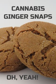 Cannibus Cookie Recipes, Ginger Snap Cookies Recipe, Cannabutter Recipe, Cannibis Recipes, Tea Ice Cream, Ginger Snap, Ginger Snap Cookies, Edible Food, Butter Recipe