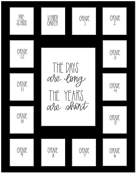 School Years Picture Frame, School Picture Frames, Long Picture, Picture Frame Mat, Pc Photo, Birthday Photo Collage, Scrapbook Frames, Frames Png, School Frame